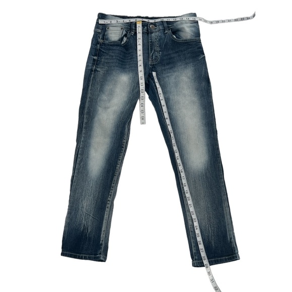 WT02 Slim Straight Leg Distressed Jeans Size Size 32 x 30 Men’s - Picture 4 of 5